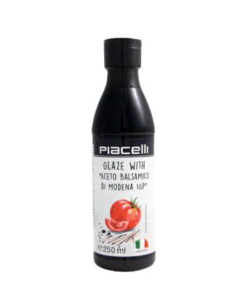 Piacelli Balsamic Glaze 250 ml Glaze with Aceto Balsamico Di Modena IGP