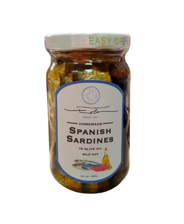 Eolo Homemade Gourmet Spanish Sardines in Olive Oil Mild Hot 240g