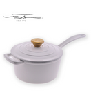 Enamel-Coated Cast Iron Non-stick Saucepan Sauce Pot 18 cm