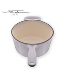 Enamel-Coated Cast Iron Non-stick Saucepan Sauce Pot 18 cm