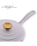 Enamel-Coated Cast Iron Non-stick Saucepan Sauce Pot 18 cm