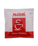 Caffé Musetti Mio Espresso Rossa Easy Serve Espresso (ESE) 60% Arabica Coffee Pods, 44mm
