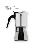 Moka Pot Food Grade Glass and Stainless Steel Portable 160 ml (4 cups)