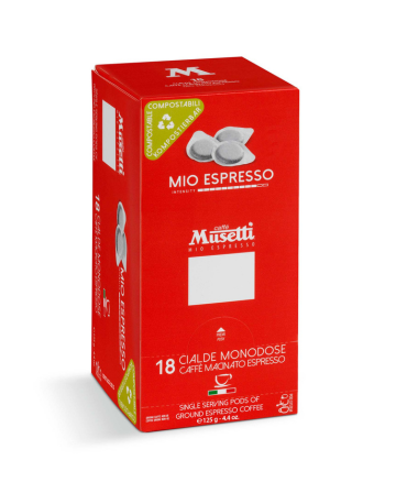 Caffé Musetti Mio Espresso ESE Pods Coffee 18 pcs per box