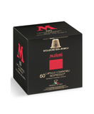 Caffé Musetti Evoluzione Capsule Nespresso Compatible 100% Arabica Coffee 60 pcs per box
