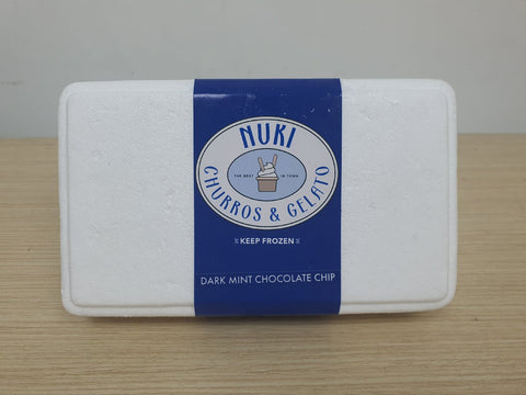 Nuki Gelato - Dark Mint Choco Chip 500g