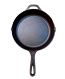 Cast Iron Pre-seasoned Skillet Frying Pan 12 inch Handmade with Free Extra Virgin Olive Oil 500 ml