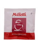 Caffé Musetti Cremissimo Easy Serve Espresso (ESE) 80% Arabica Coffee Pods, 44mm