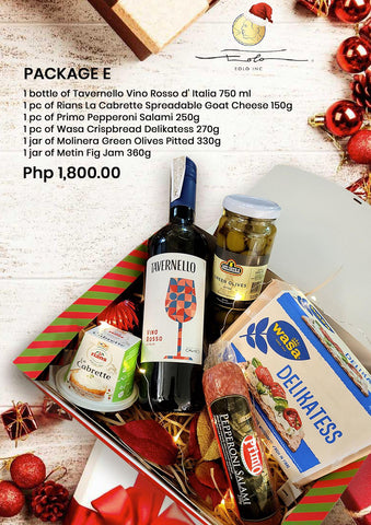 Christmas Package E: Wine and Cheese